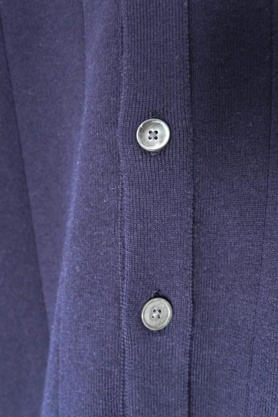 Vandori / 25SS コットンカシミヤ針抜きシャツカーディガン