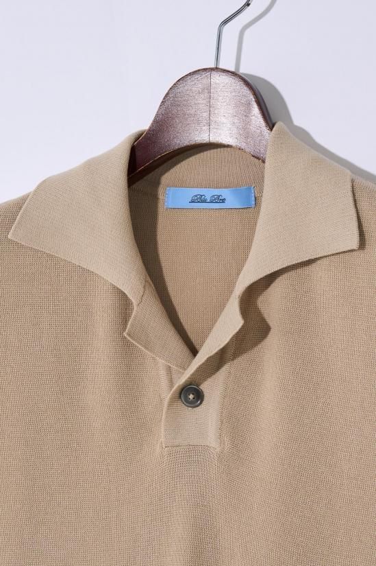 50%OFF】 Blu Bre / ハーフミラノ オープンカラースキッパー