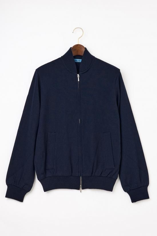 Vandori ミラノリブ スタンドカラージャケット Jacket - 【公式】 Vandori (ヴァンドリ)|オンラインショップ