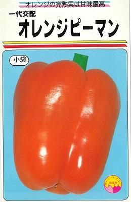 オレンジピーマン - オガワのタネ オンラインショップ オレンジピーマン - オガワのタネ オンラインショップ