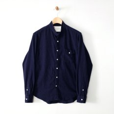 h.b stand collar shirts soft flannel
