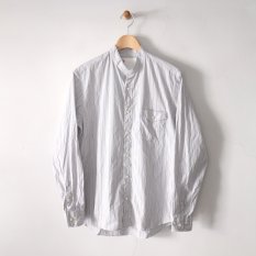 h.b stand collar shirts filroi cotton stripe