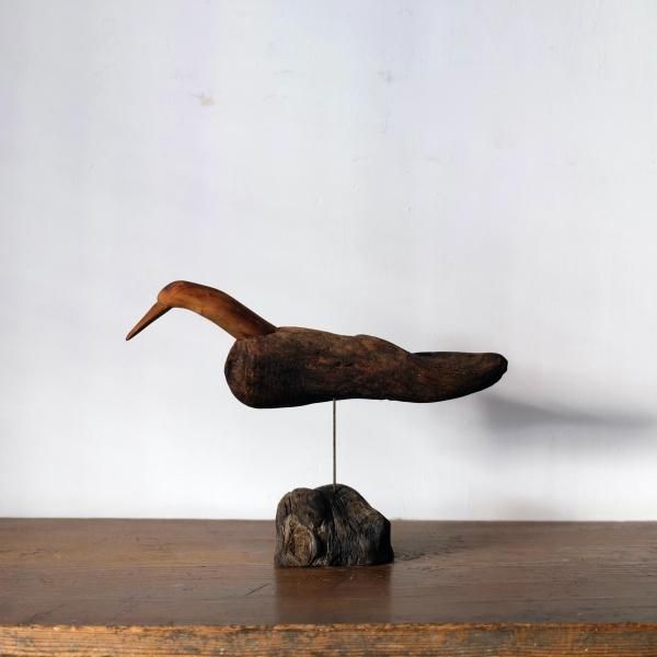 針原修　流木　鳥　オブジェ 流木の鳥｜針原修