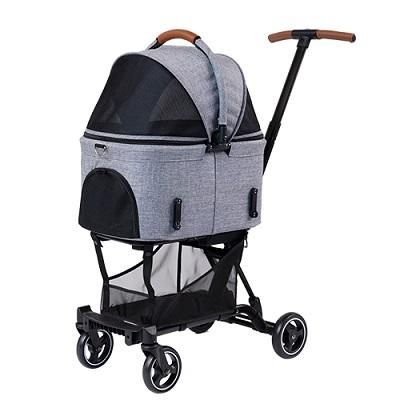 激安超安値 ペットカート 【AIR エアバギー アースグレー】 Wiz FITT BUGGY ペットカート