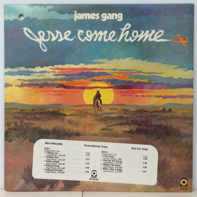 JAMES GANG / JESSE COME HOME - Red Ring Records