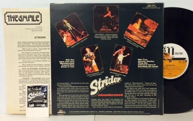 Strider ストライダー／ misunderstood ／UKオリジナル Strider ストライダー／ misunderstood ／UKオリジナル Strider