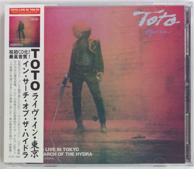 TOTO LIVE IN TOKYO, IN SEARCH OF THE HYDRA, 2-CD Red Ring Records