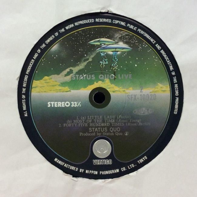 STATUS QUO / STATUS QUO LIVE (JPN) - Red Ring Records