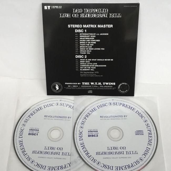 LED ZEPPELIN / LIVE ON BLUEBERRY HILL, 1970, 2-CD, EMPRESS