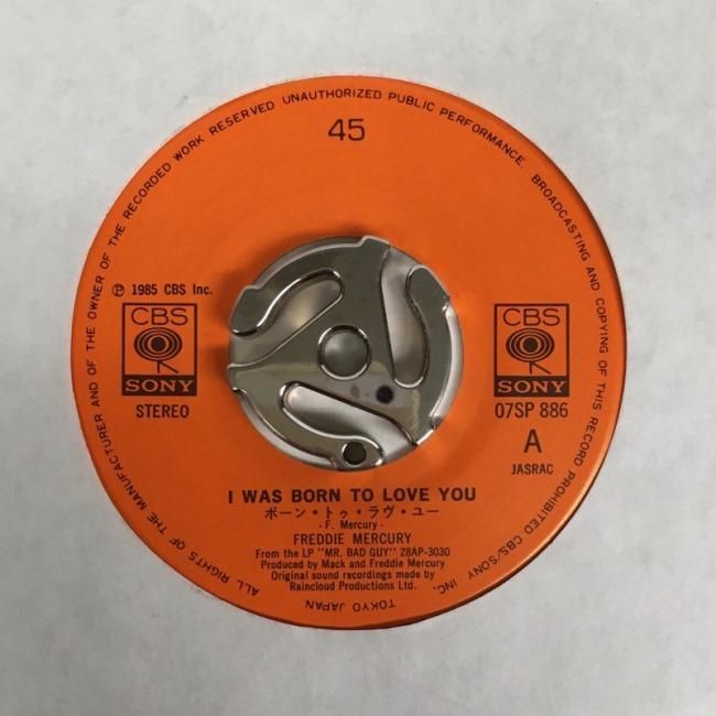 Freddie Mercury I Was Born To Love You CBS/Sony 12AP 3036