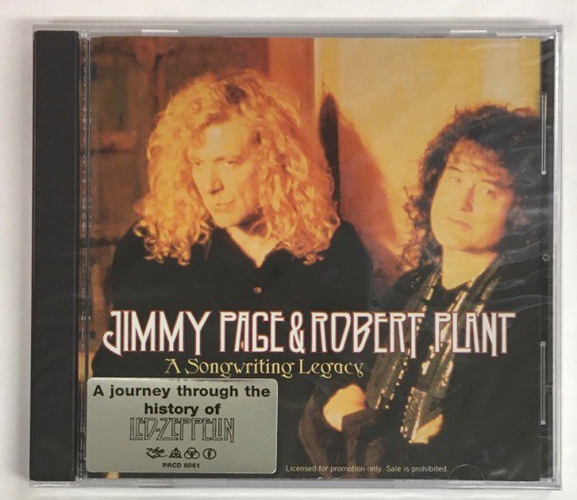 JIMMY PAGE & ROBERT PLANT / A SONGWRITING LEGACY (US, PROMO ONLY) - Red  Ring Records