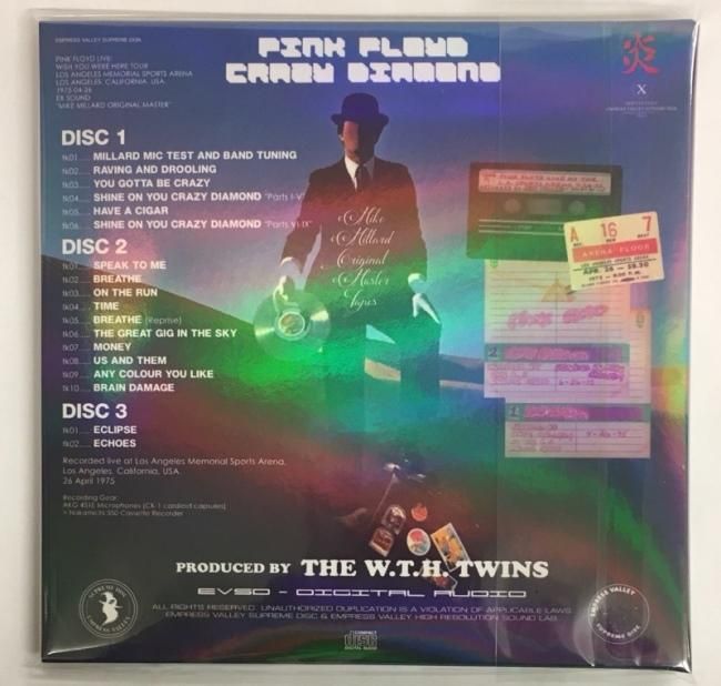 PINK FLOYD / CRAZY DIAMOND, 1975, 3-CD, EMPRESS VALLEY - Red