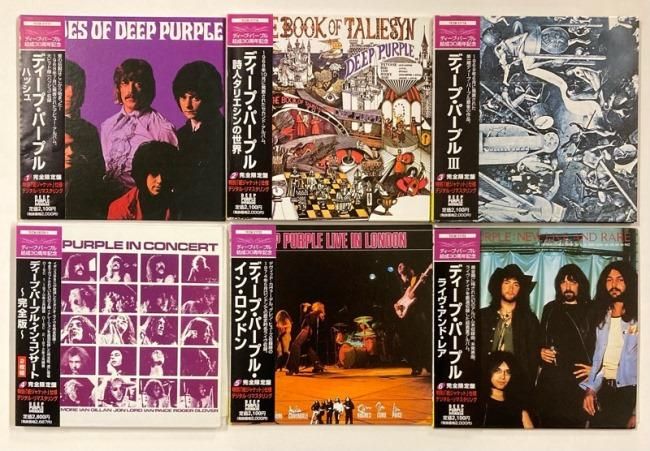 Deep Purple rainbow 国内版 レコード 6枚セット DEEP PURPLE / LOT OF 6 CD: TEICHIKU mini-LP COMPLETE SET