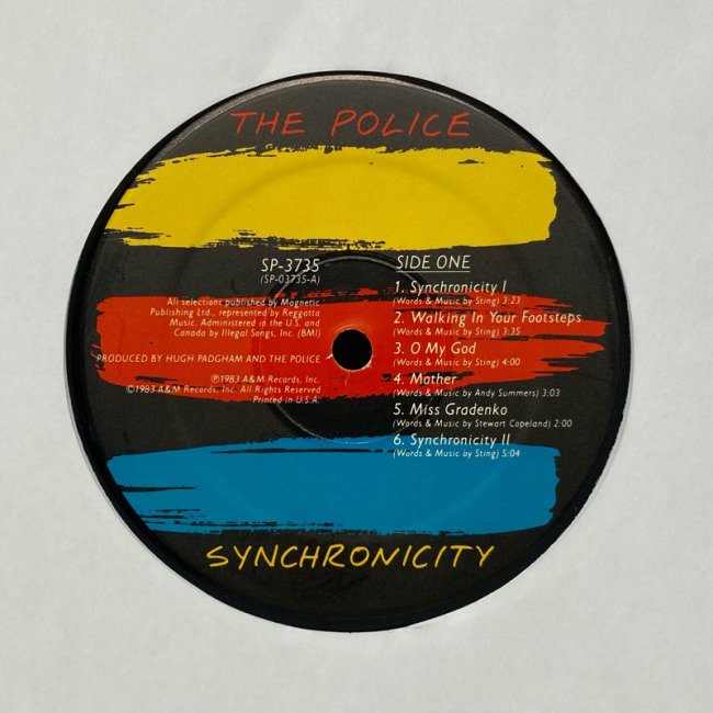 POLICE / SYNCHRONICITY (US) - Red Ring Records