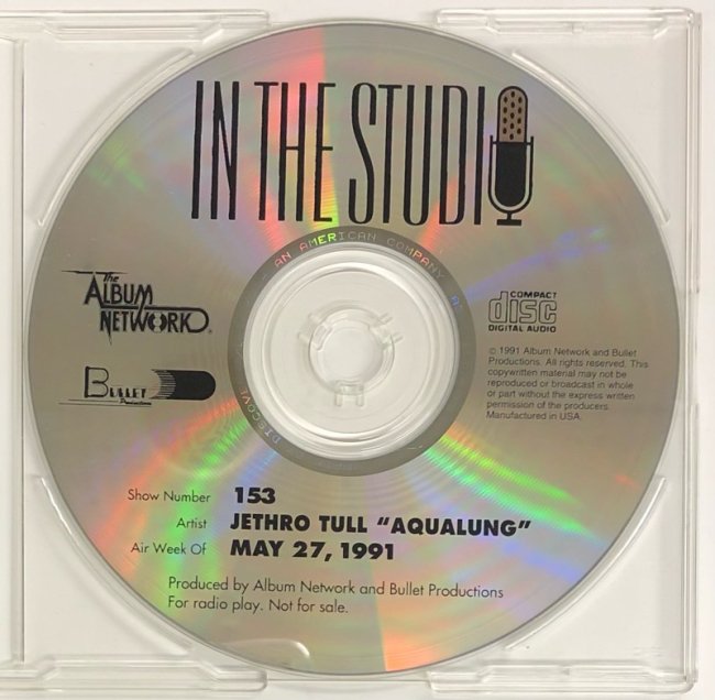 JETHRO TULL / IN THE STUDIO "AQUALUNG" - Red Ring Records