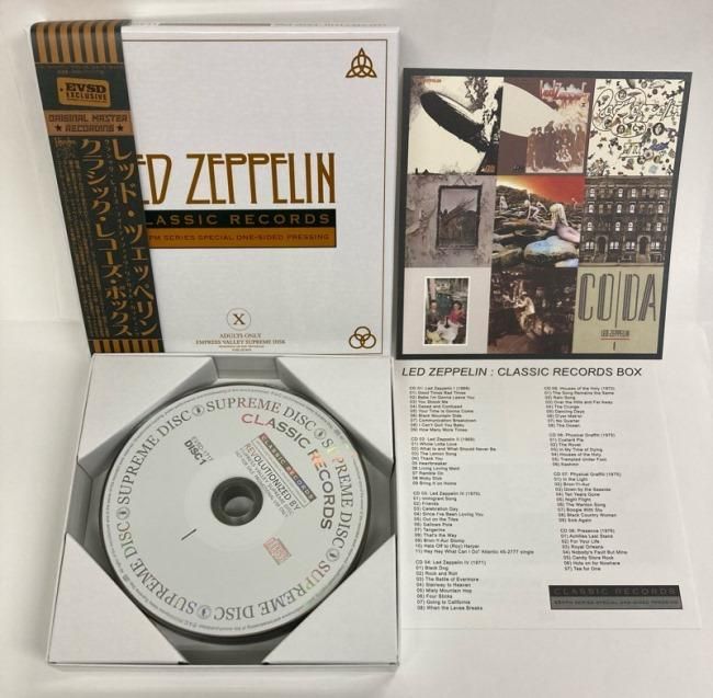 LED ZEPPELIN / CLASSIC RECORDS BOX, 12-CD BOX SET - Red Ring LED ZEPPELIN / CLASSIC RECORDS BOX, 12-CD BOX SET - Red Ring