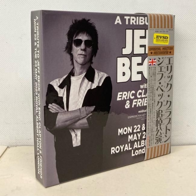 ERIC CLAPTON / A TRIBUTE TO JEFF BECK, 10-DISC BOX SET - Red