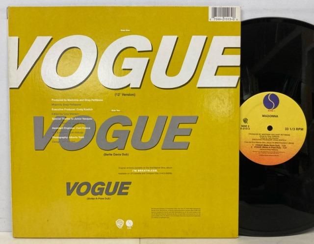 MADONNA / VOGUE (12” Version) - Red Ring Records