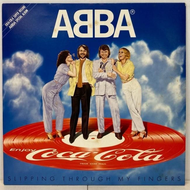 ABBA / SLIPPING THROUGH MY FINGERS (JPN, PROMO ONLY) - Red Ring