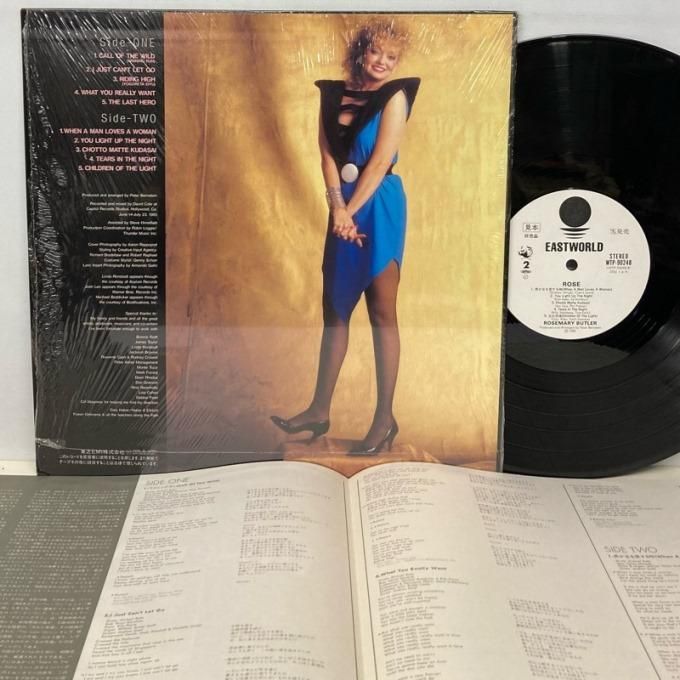 ローズマリー・バトラー ROSEMARY BUTLER　極上品レコード ROSEMARY BUTLER (BIRTHA) / ROSE (JPN, WLP) - Red Ring Records