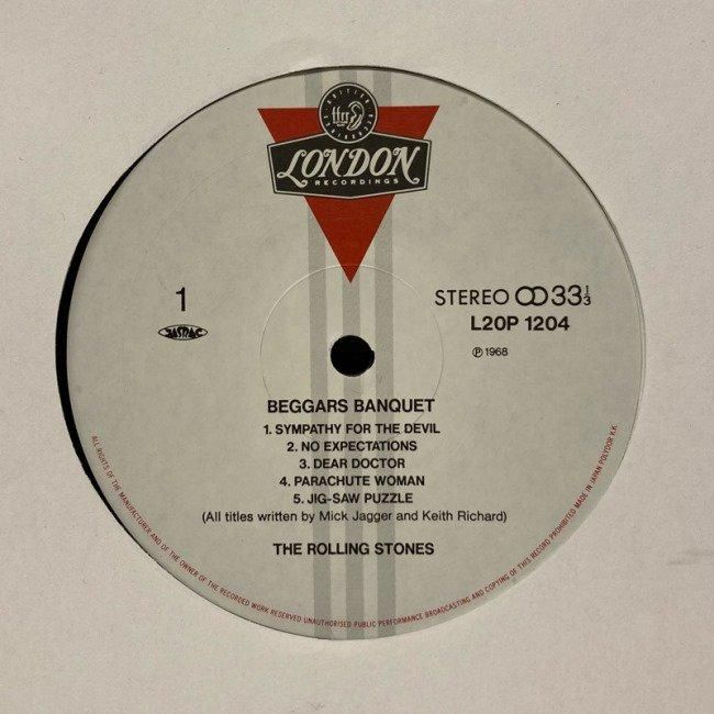 ROLLING STONES / BEGGARS BANQUET (JPN) - Red Ring Records