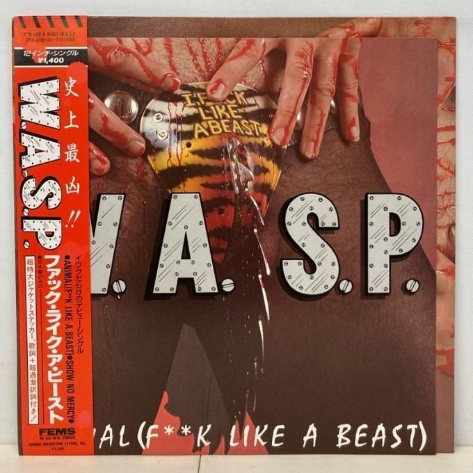 W.A.S.P. アルバム「Animal F**k Like a Beast」 WASP / Animal (F**k Like A Beast) (JPN) - Red Ring Records