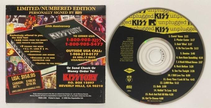 KISS / MTV UNPLUGGED +1 (JPN, DJ-COPY) - Red Ring Records