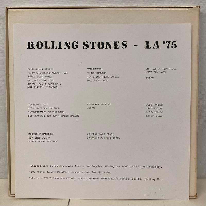 ストーンズ　L.A. フォーラム～ライヴ1975 ワードレコーズ限定ボックス ROLLING STONES / LIVE AT THE L.A. FORUM '75 - Red Ring Records