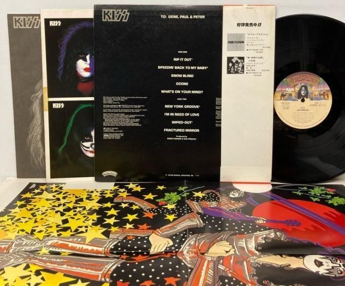 KISS ACE FREHLEY ピクチャーレコード 　　 　　　★限定版★ ORIGINAL 1979 KISS NEW YORK GROOVE EP 7