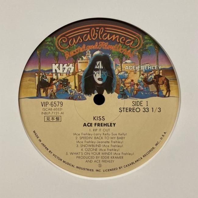 KISS ACE FREHLEY ピクチャーレコード 　　 　　　★限定版★ KISS キッス 限定盤 ピクチャー レコード エース・フレーリー
