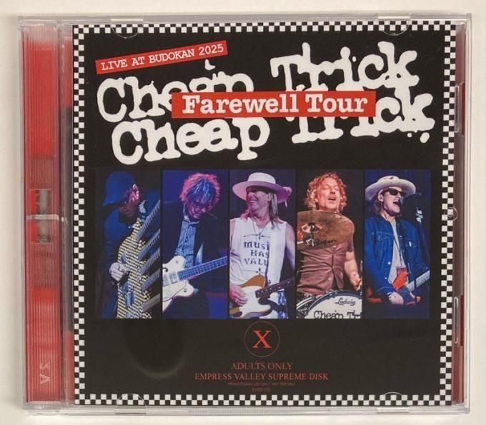 CHEAP TRICK / 251001 LIVE AT BUDOKAN 2025 - FAREWELL TOUR - Red