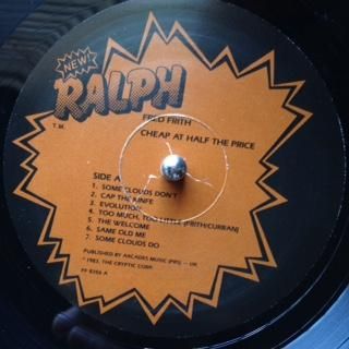 FRED FRITHCheap At Half The Price (LP) - パライソレコード