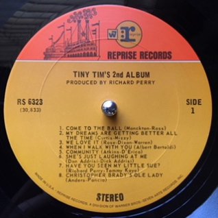 TINY TIMTiny Tim's 2nd Album (LP) - パライソレコード