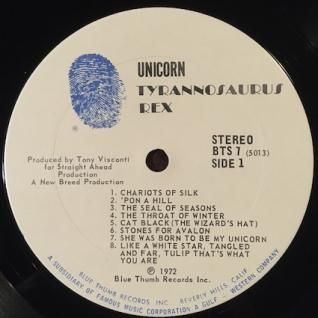 TYRANNOSAURUS REXUnicorn (LP) - パライソレコード