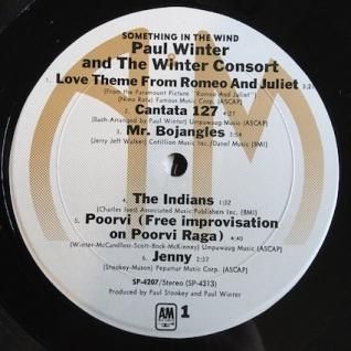 Paul Winter And The Winter Consort Something In The Wind Paul Winter And The Winter Consort Something In The Wind