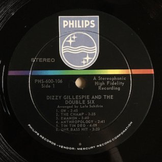 DIZZY GILLESPIE & THE DOUBLE SIX OF PARISS・T (LP) - パライソレコード