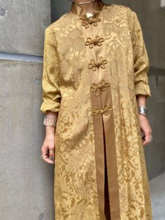 【CHINESE DESIGN LONG BLOUSE GOLD】