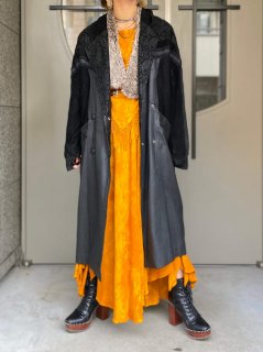 【1980s LEATHER OVER COAT】