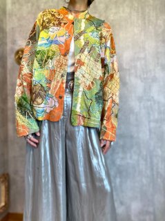 1990s MULTI COLORED DRESIGN JACKET