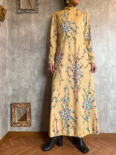 1970s DESIGN MAXI DRESS 