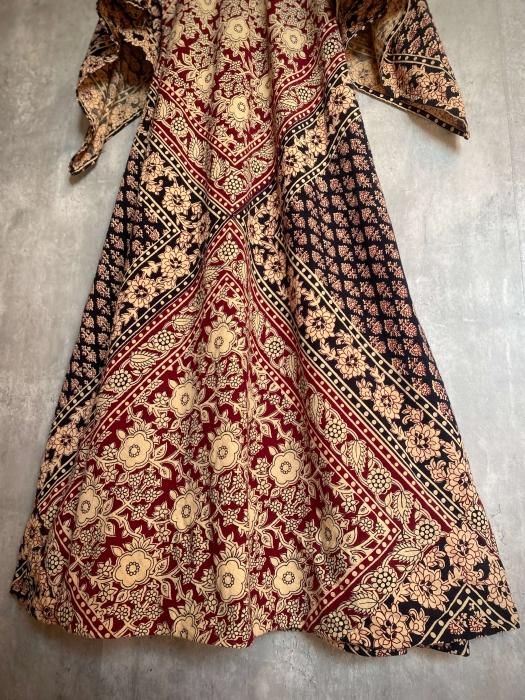 1970s PAKISTAN COTTON BOHO DRESS - Chief vintage 1970s PAKISTAN COTTON BOHO DRESS - Chief vintage