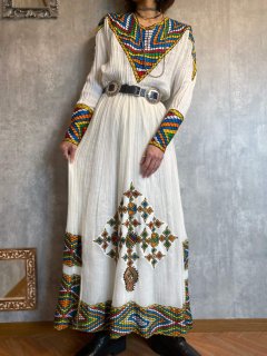 ETHIOPIAN COTTON GAUZE DRESS