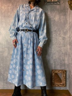 <img class='new_mark_img1' src='https://img.shop-pro.jp/img/new/icons14.gif' style='border:none;display:inline;margin:0px;padding:0px;width:auto;' />1980s PAISLEY DENIM SET UP
