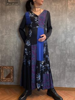<img class='new_mark_img1' src='https://img.shop-pro.jp/img/new/icons14.gif' style='border:none;display:inline;margin:0px;padding:0px;width:auto;' />1980s USA DESIGN MAXI DRESS