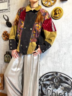 1980s PATCHWORK DESIGN BLOUSON