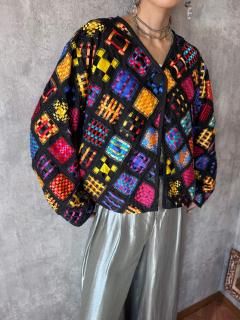 1980s RIBBON WORK DESIGN JACKET