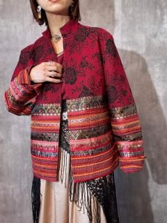 1990s FLORALETHNIC DESIGN JACKET