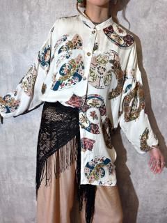 1990s ASIAN DESIGN BLOUSE