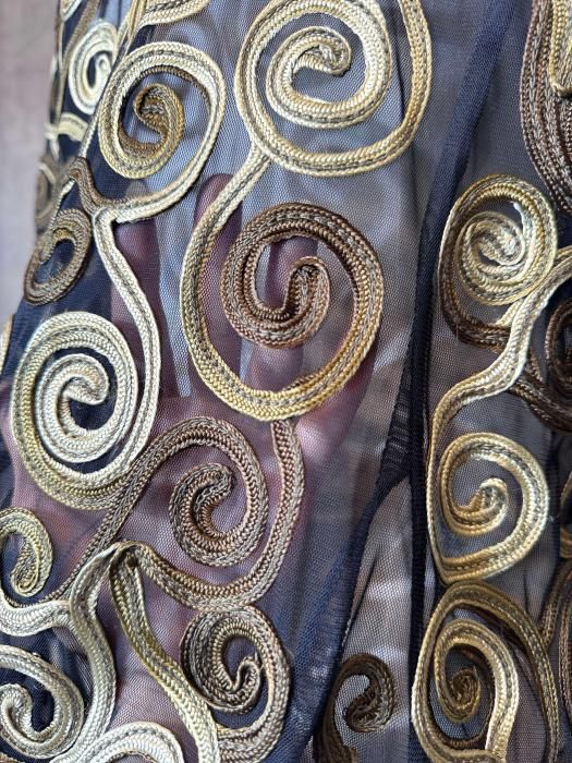 1980s SHEER×EMBROIDERED HAORI - Chief vintage
