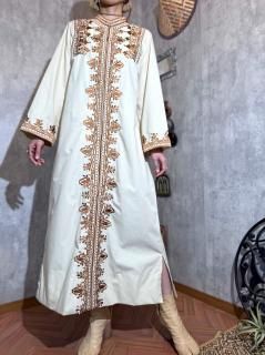1970s EMBROIDERED DRESS